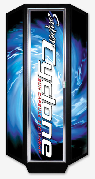 Sun Capsule Super Cyclone 8 minute vertical tanning unit